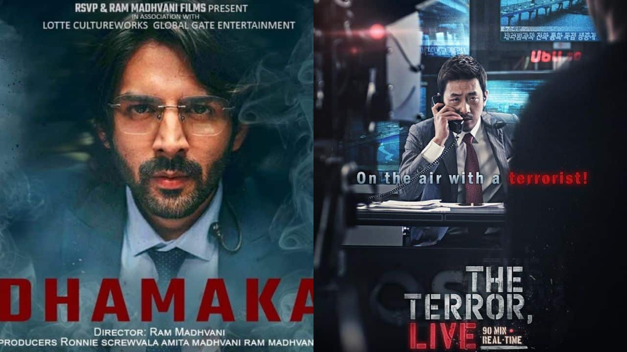 Dhamaka (The Terror Live) Kartik Aaryan’s Dhamaka brought intensity to Netflix, reimagining the Korean film The Terror Live. The movie revolves around a journalist who receives a live bomb threat during a broadcast, forcing him into a moral and professional crisis. The story unfolds almost entirely in one location, which heightens the suspense and pressure. While it retained the thriller’s edge, the Indian version added commentary on the media’s race for ratings, making it feel grounded and relevant. Dhamaka stood out for its pace and gripping premise.