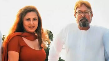 Anita Advani and Rajesh Khanna