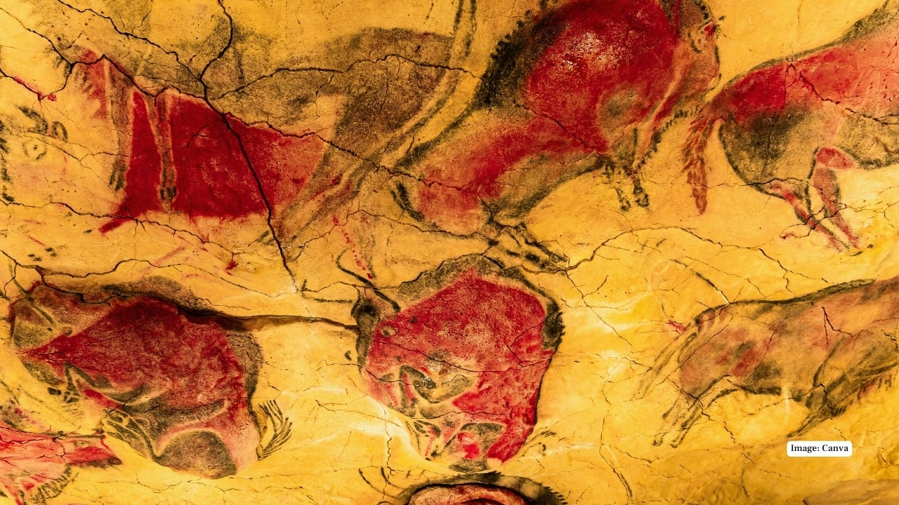 9. Altamira Cave, Spain Often called the “Sistine Chapel of Paleolithic Art,” Altamira showcases prehistoric paintings of bison, horses, and deer dating back over 20,000 years, offering a hauntingly beautiful window into early human creativity. (Image: Canva)