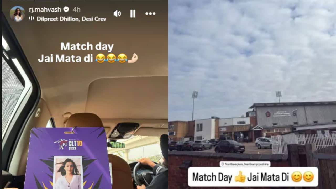 Instagram stories of RJ Mahvash and Yuzvendra Chahal