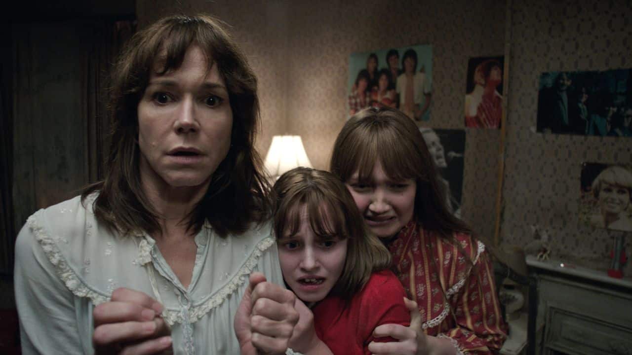 The Conjuring 2 (2016) Based on the infamous Enfield poltergeist case in London, set in 1977. Peggy, a single mother raising four children, turns to renowned paranormal investigators Ed and Lorraine Warren for help after she and her kids begin experiencing terrifying supernatural occurrences in their home.