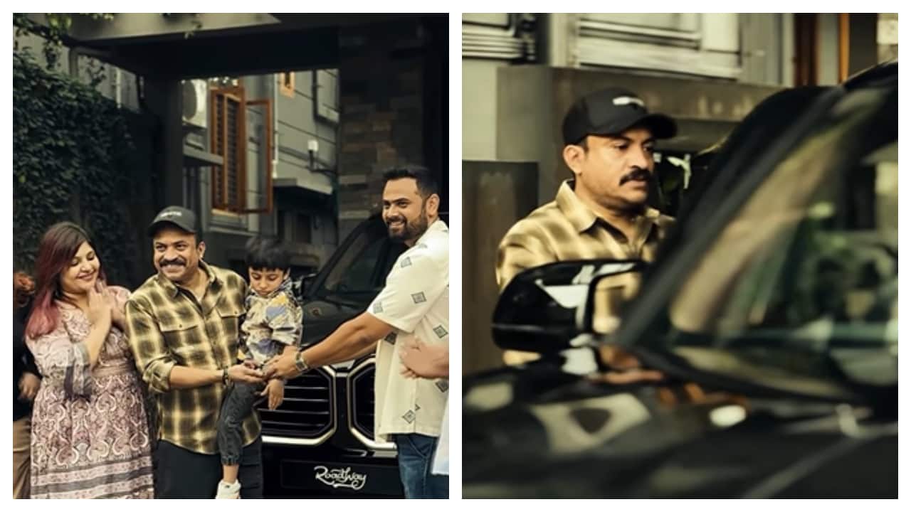 Coolie star Soubin Shahir buys a luxury car worth a Rs 2 crore, celebrates success with family: Watch video