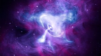 The Spinning Pulsar of the Crab Nebula (Image: NASA)