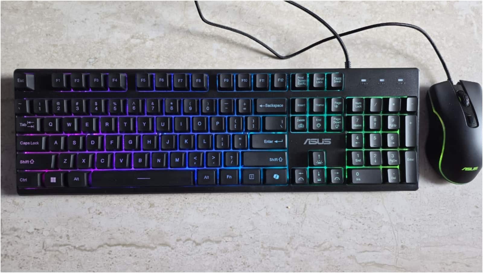 Keyboard and mouse