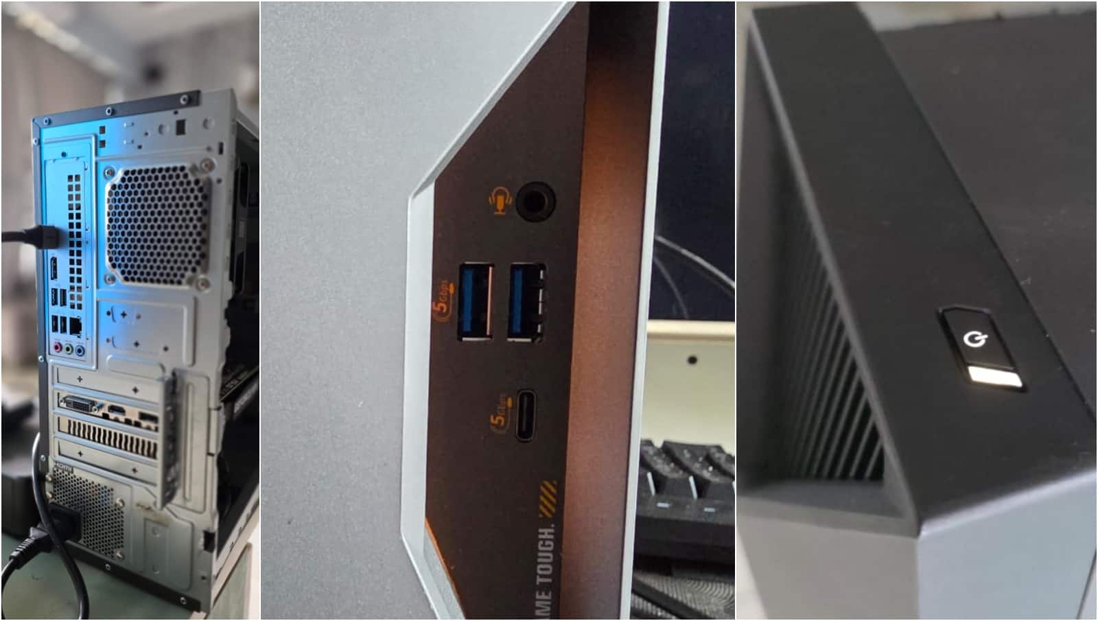 Ports and buttons