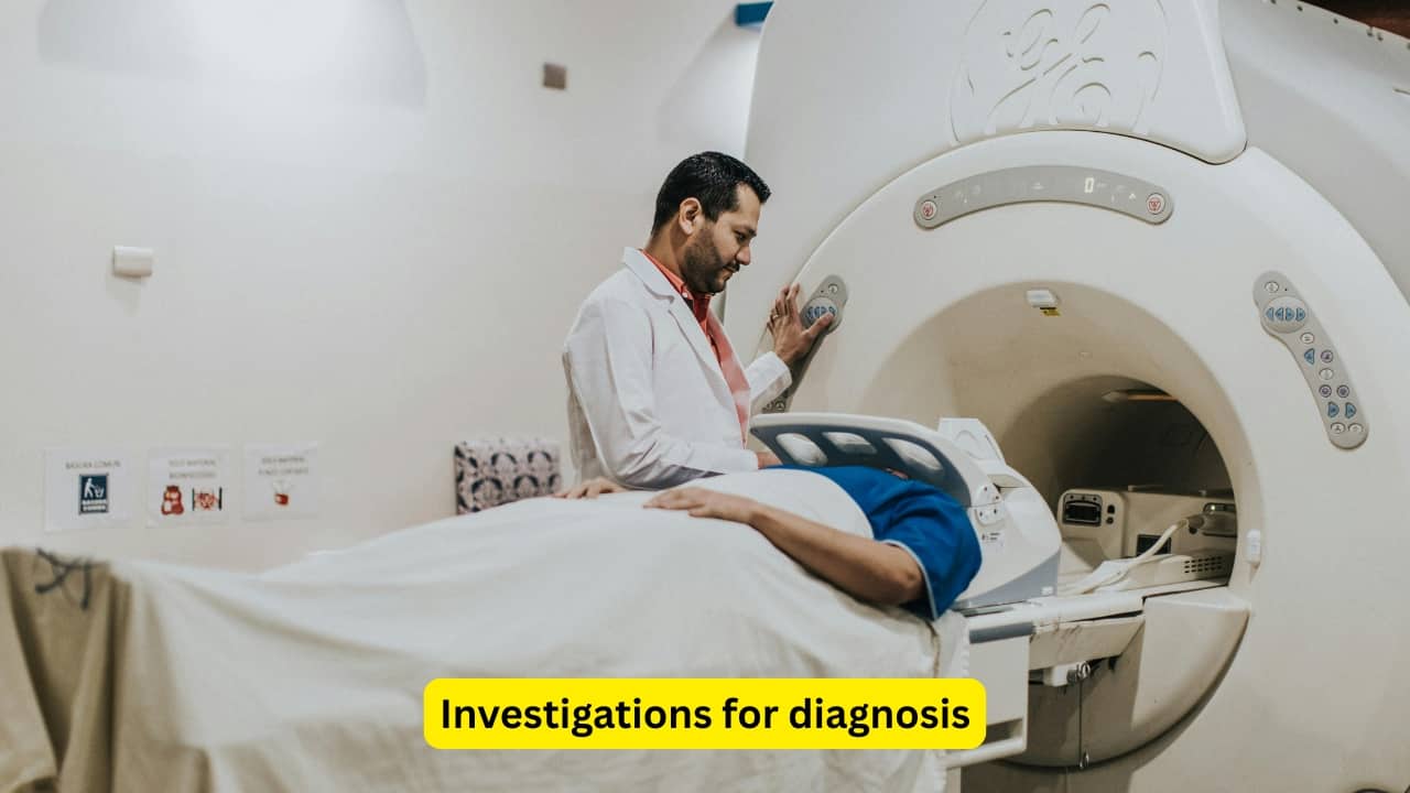 Investigations for diagnosis Certain investigations are advised, like a wedge biopsy, fine needle aspiration cytology of lymph nodes, and indirect laryngoscopy. A CT scan may be recommended to check the extension of a posteriorly present tumour. An MRI ans a chest X-ray may also help in diagnosis and ruling out complications.(Image: Canva)