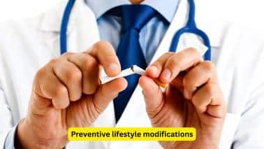 Preventive lifestyle modifications It is necessary to quit smoking to be able to prevent the development of oral carcinomas. Using nicotine patches and slowly substituting smoking with mints or chewing gums can also help in quitting. Seeking professional help, and joining a group can provide the necessary support.(Image: Canva)