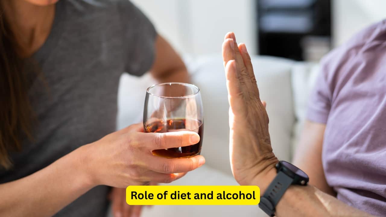 Role of diet and alcohol Avoiding spicy food is also recommended, especially as the ulcers may get irritated by the spicy food. Keeping alcohol away is also advised. Gradually reducing the frequency of consumption and working out a plan to drink less and less is crucial. Learning to say no is a step towards quitting.(Image: Canva) Disclaimer: This article, including health and fitness advice, only provides generic information. Don’t treat it as a substitute for qualified medical opinion. Always consult a specialist for specific health diagnosis