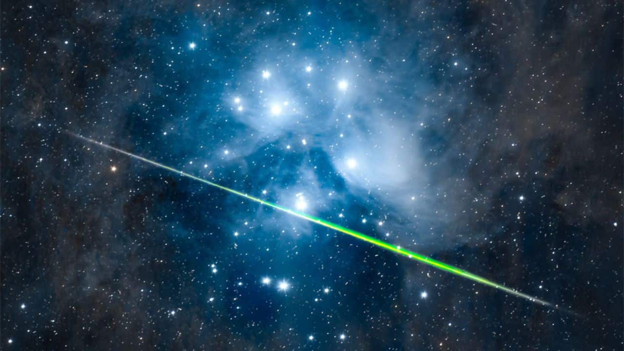NASA's picture of the day: Saudi sky witnesses a stunning view as a blazing meteor crosses the Pleiades star cluster