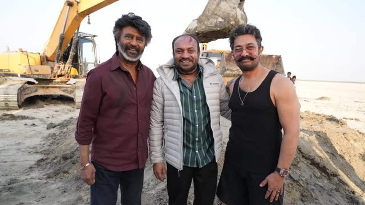 Coolie actor Soubin Shahir expresses gratitude as he shares pic with Aamir Khan from set: "Cinema is beyond just dreaming"