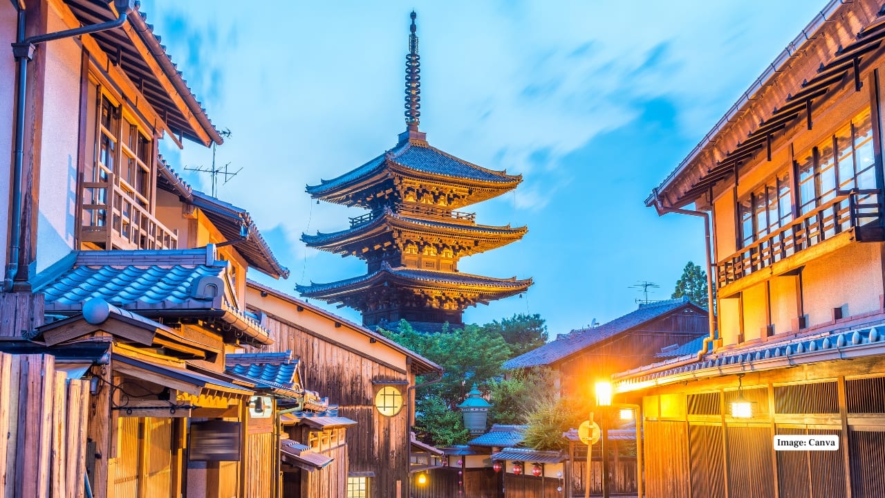 3. Kyoto, Japan Early autumn in Kyoto is serene, with temples, gardens, and shrines surrounded by subtle seasonal changes. Crowds are smaller than peak autumn, making it ideal for cultural explorers and heritage enthusiasts. (Image: Canva)