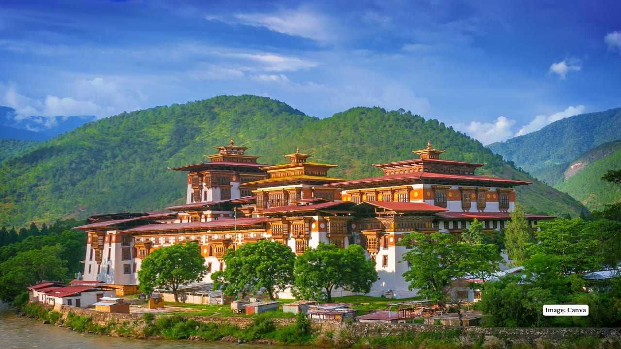 7. Bhutan September marks the beginning of the festive season in Bhutan. Travelers can witness vibrant tsechu festivals, explore monasteries, and trek through lush valleys, experiencing the country’s unique blend of spirituality and natural beauty. (Image: Canva)