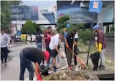 Foreigners clean Gurgaon roads and drains, spark outrage: 'Nothing can be more shameful'