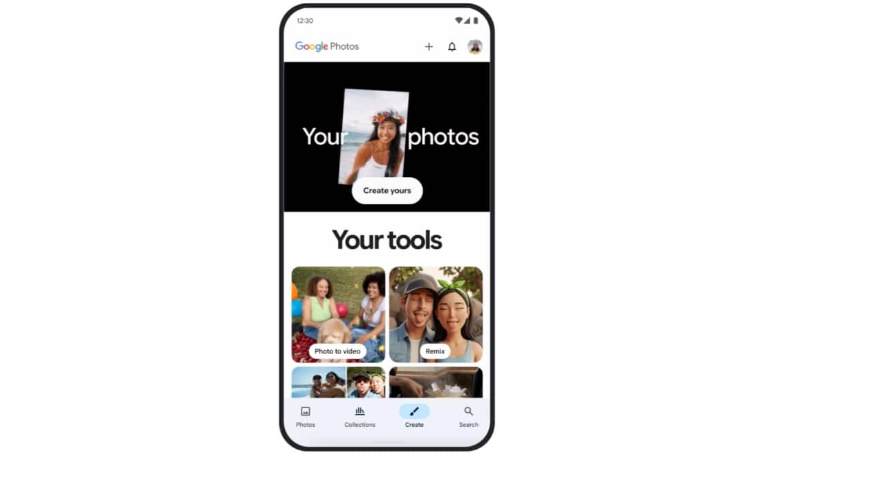 Turn photos into collages or GIFs Google Photos lets you combine images into collages or bring them to life as GIFs. Open the app, tap the plus icon, and select “Collage” or “Animation.” You can then pick your photos and apply layouts, themes, or backgrounds. The result is a creative, shareable story that goes beyond single images.