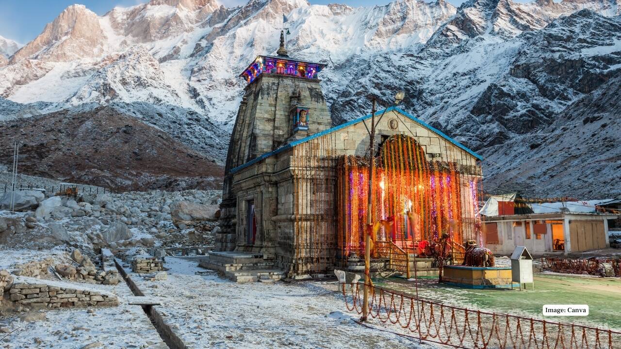 4. Kedarnath, Uttarakhand This mountain-top shrine of Lord Shiva, accessible after austere treks, blends Himalayan majesty with devotional intensity, making the journey itself deeply transformative. (Image: Canva) 4. Kedarnath, Uttarakhand This mountain-top shrine of Lord Shiva, accessible after austere treks, blends Himalayan majesty with devotional intensity, making the journey itself deeply transformative. (Image: Canva)