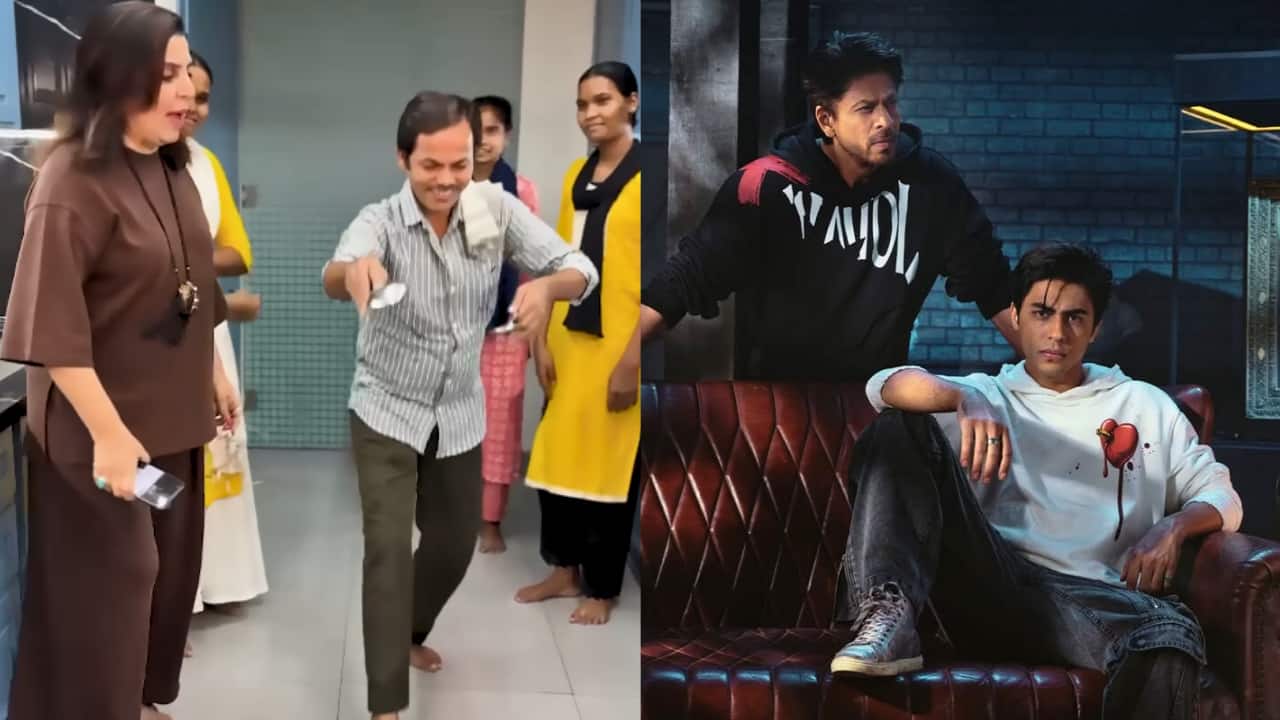 Farah Khan's cook Dilip dances to Aryan Khan’s song ‘Badli Si Hawa Hai’, Shah Rukh Khan drops a hilarious response