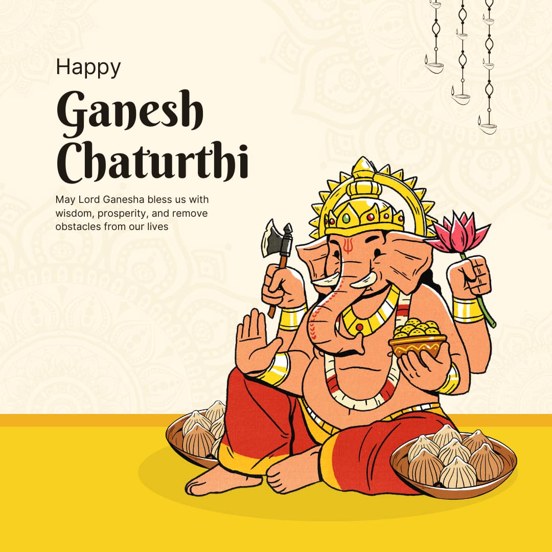 Happy Ganesh Chaturthi images (canva)