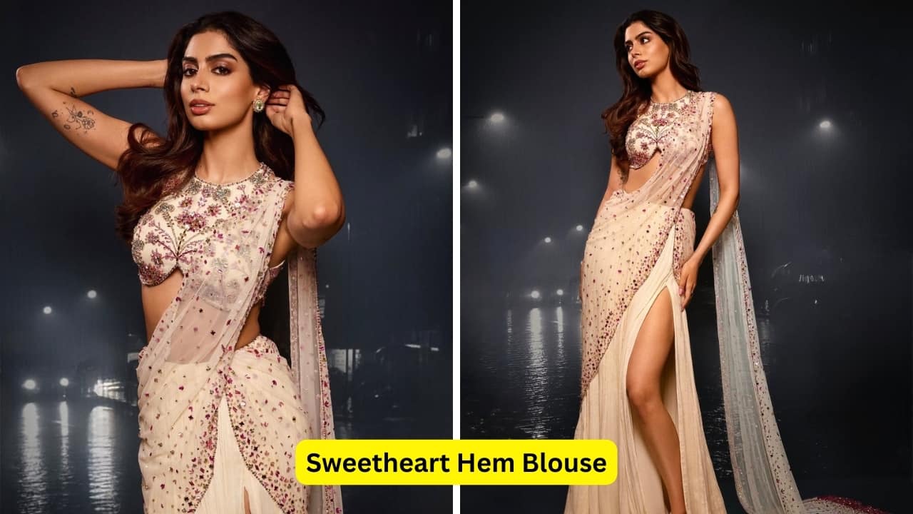 9 glamorous blouse designs to wear with pre-stitched sarees