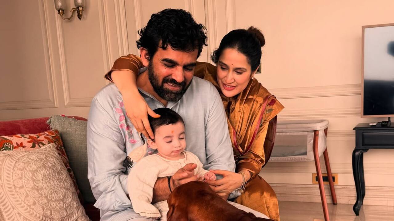 Zaheer Khan, wife Sagarika Ghatge celebrate first Ganesh Chaturthi with son Fatehsinh, see pics