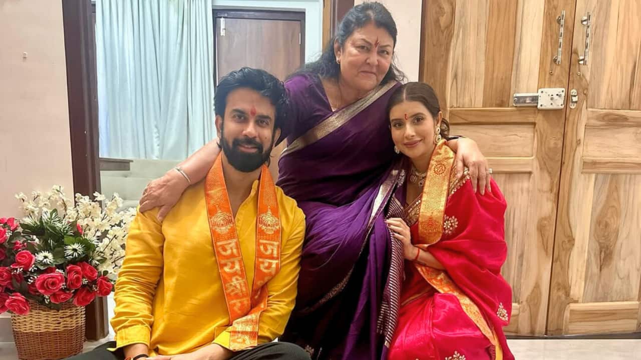 Rajeev Sen celebrates Ganesh Chaturthi with ex-wife Charu Asopa and daughter Ziana in Bikaner, see pics