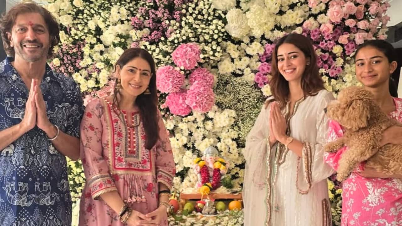 Ananya Panday celebrates Ganesh Chaturthi with family, shares festive glimpses