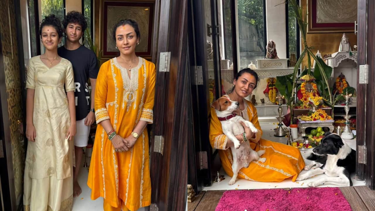 Mahesh Babu’s wife Namrata Shirodkar celebrates Ganesh Chaturthi with Kids, Shares post missing the actor