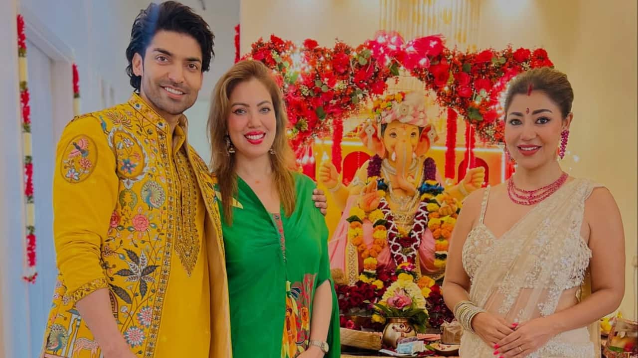 TMOKC fame Munmun Dutta celebrates Ganesh Chaturthi with Sachin Shroff, Gurmeet Choudhary and Debina Bonnerjee