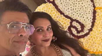Karan Johar shares a selfie with Rani Mukerji