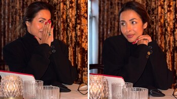 Malaika Arora said in her interview: "I am not someone who wakes up and needs coffee right after. I would rather have a nariyal paani (coconut water) or a glass of chaas (buttermilk)” (Images: @malaikaaroraofficial/Instagram)