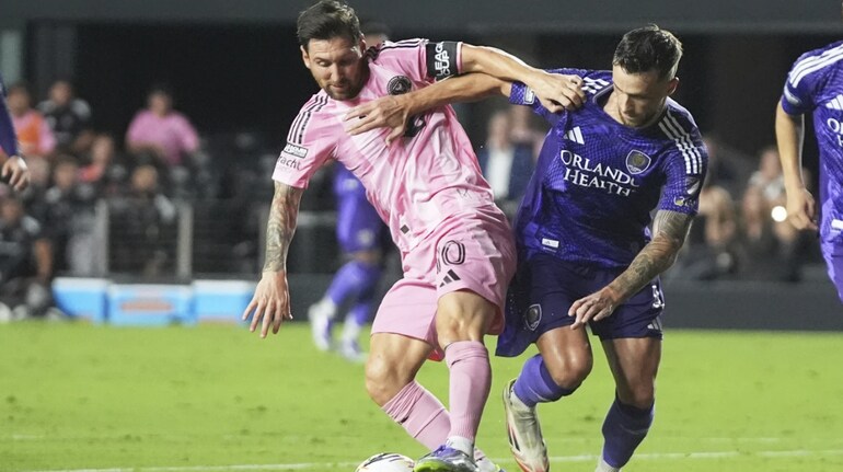 Lionel Messi scores twice as Inter Miami beats Orlando City 3-1 in Leagues Cup semis (AP Photo)