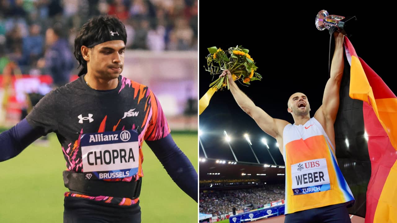 Neeraj Chopra finishes second in Diamond League Finals, Julian Weber ...