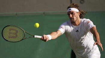 Stefanos Tsitsipas upset by underarm serves as he slumps out of US Open (AP Photos)