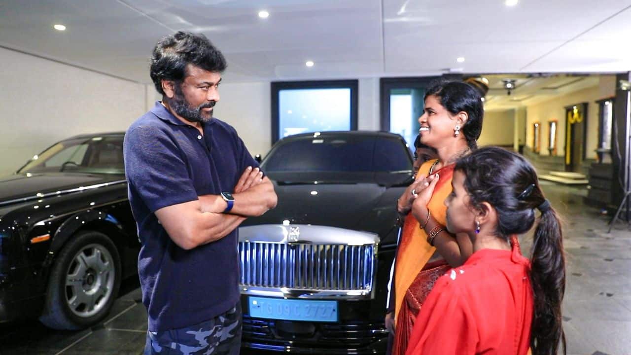 Chiranjeevi’s fan rides a bicycle from a small town in Andhra Pradesh to Hyderabad to meet him, actor responds with a warm gesture, watch
