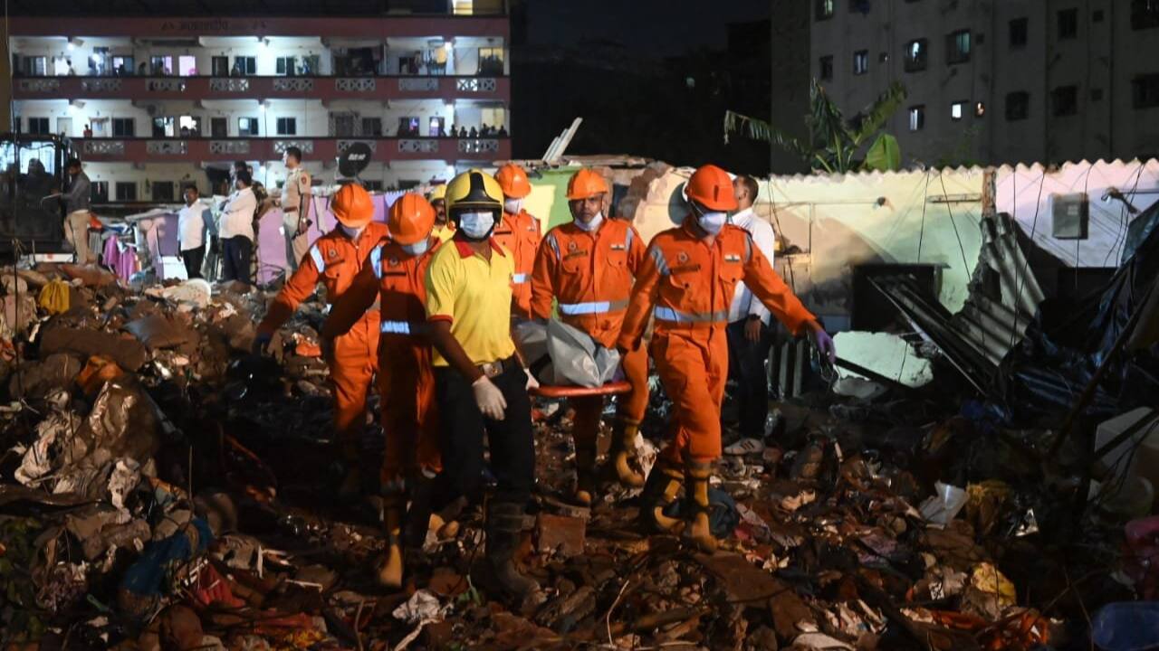 What began as a late-night emergency soon turned into one of the most difficult rescue operations the Vasai-Virar Municipal Corporation’s Fire Brigade and National Disaster Response Force (NDRF) teams had faced in recent years. (Photo credit: X)