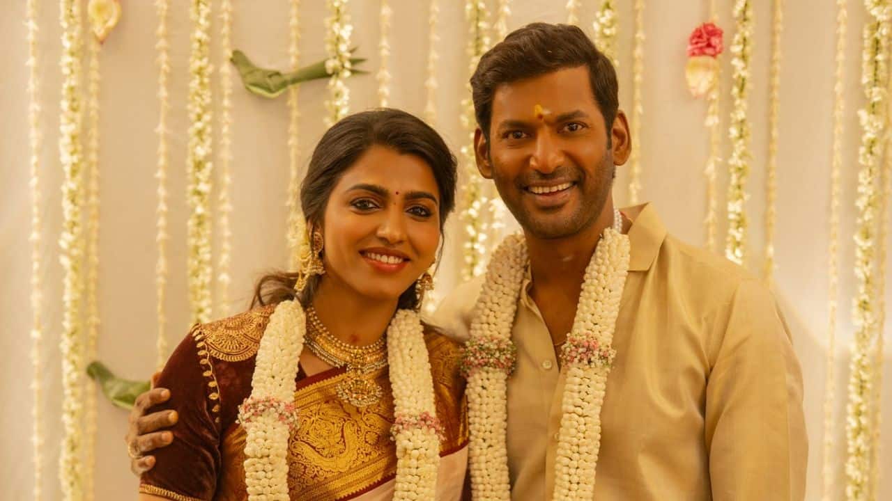 Tamil actor Vishal gets engaged to Sai Dhanshika, shares inside pictures from the ceremony