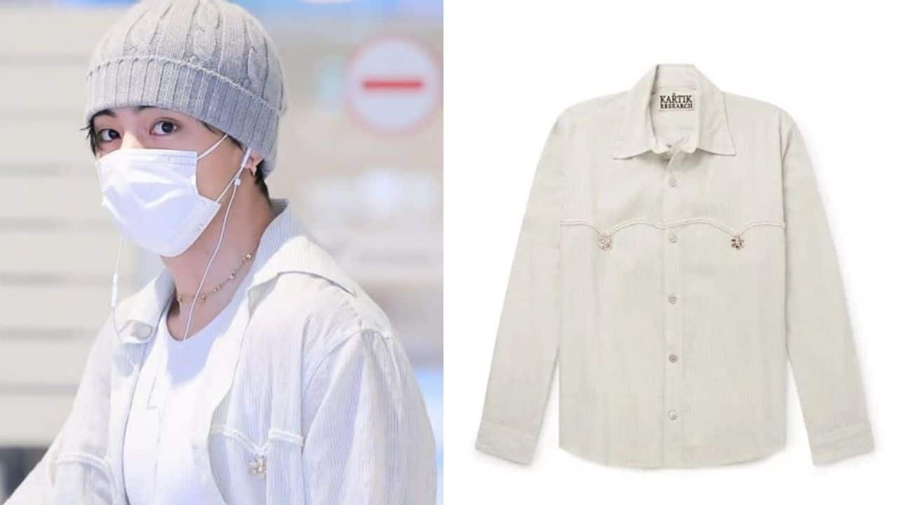BTS V generates excitement among Indian fans as he wears shirt by Indian designer: "He looks so beautiful"