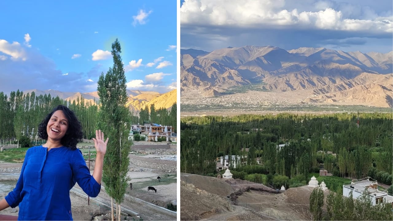 Kanak Agrawal spent three weeks in Ladakh skipping the usual tourist spots—here’s what she explored instead. (Image: Instagram/ @kanakxagrawal )