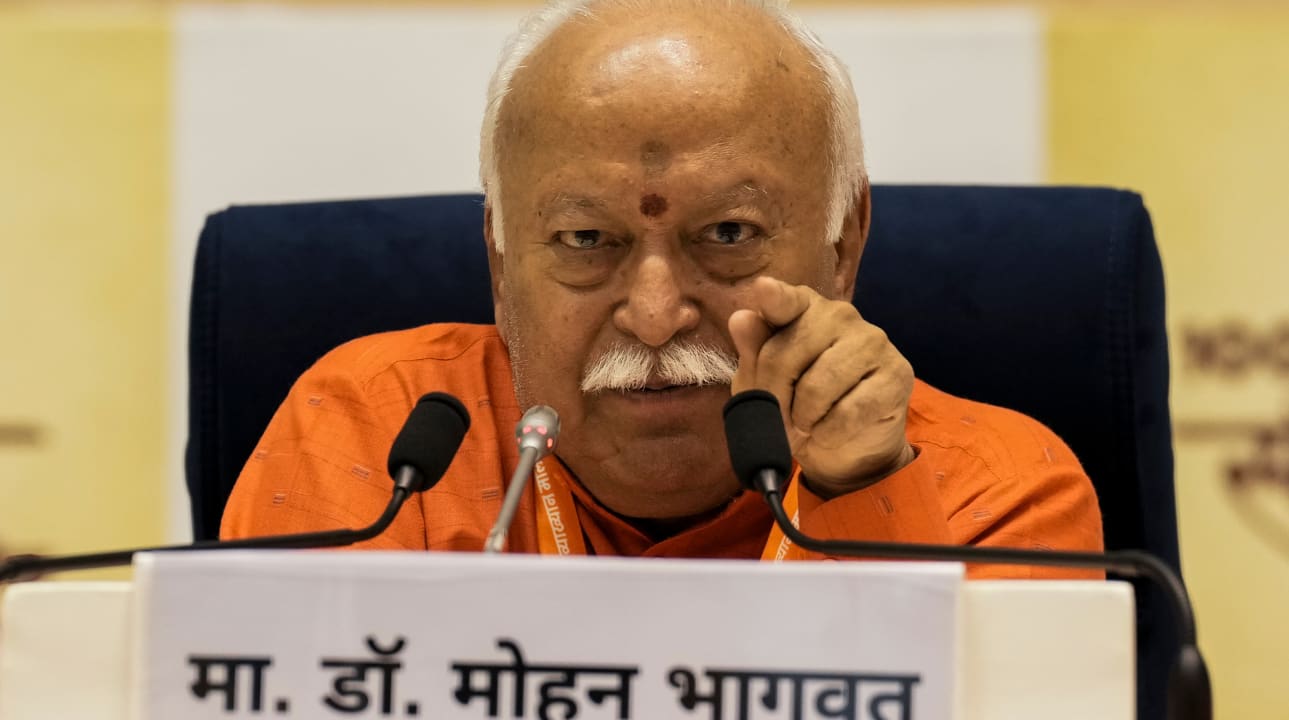 &quot;From the day Islam came to India, it has been here and it will remain here. I had said this earlier, too. Those who think Islam will not remain are not guided by Hindu thought. Hindu philosophy does not think this way. Only when there is trust on both sides will this conflict end. First, we must accept that we are all one.&quot; (Image: PTI)