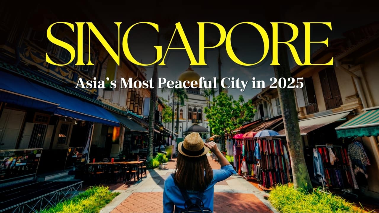 It’s Official: Singapore named Asia’s most peaceful country in 2025