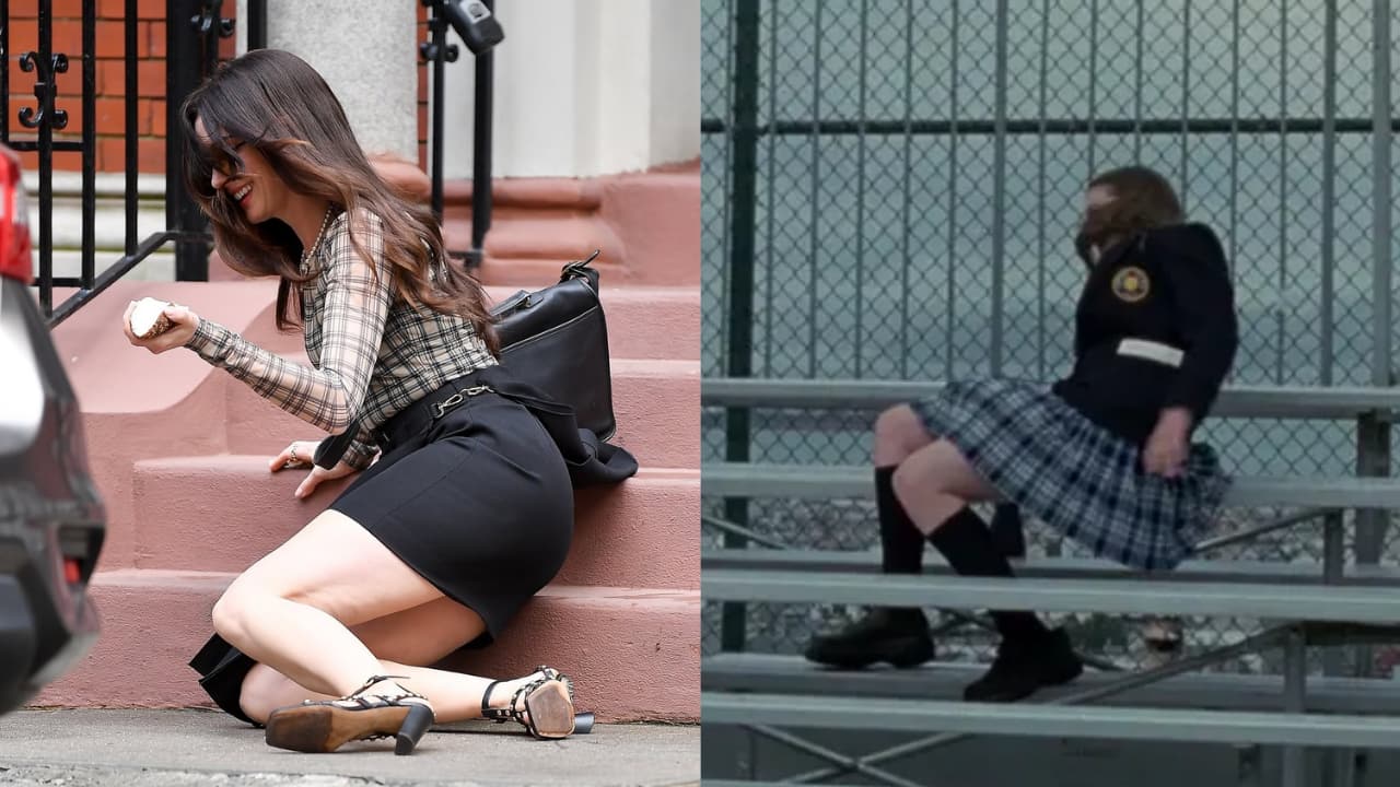 Anne Hathaway falls during The Devil Wears Prada 2 shoot, draws comparison with Princess Diaries scene