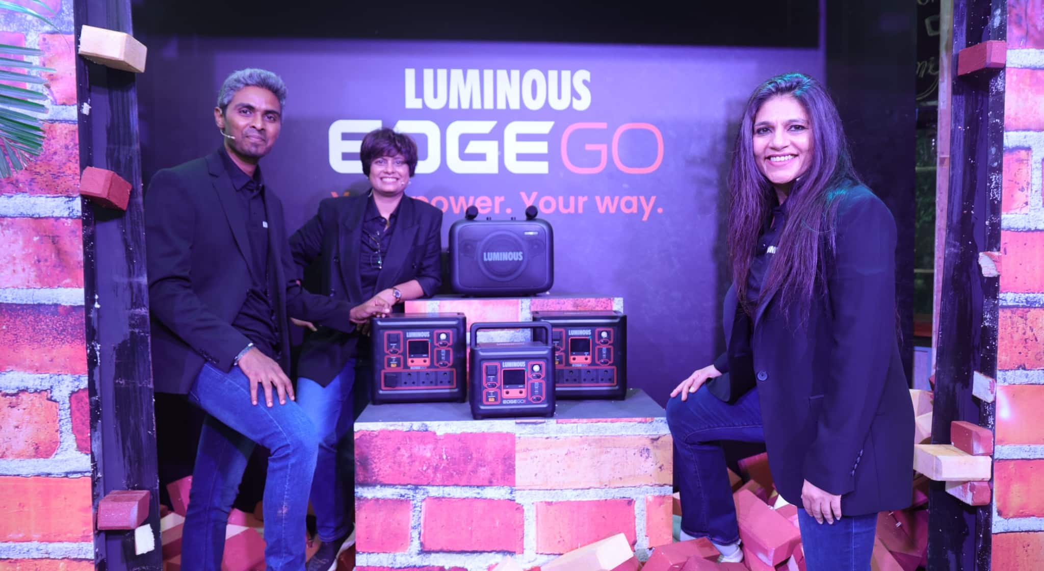 Luminous launches EDGE GO series, India’s first smart audio portable power station with up to 1200W output