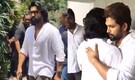 Ram Charan hugs visibly emotional Allu Arjun as they pay last respect to their grandmother in Hyderabad, watch