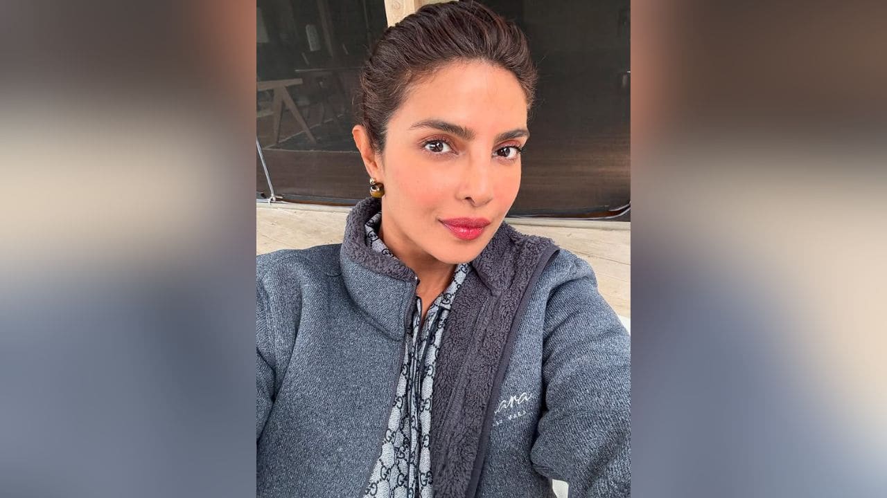 Cozy Safari Look Another selfie featured the SSMB29 actress in a grey fleece jacket layered over a patterned outfit, sporting bold lips and a neatly tied bun. Cozy Safari Look Another selfie featured the SSMB29 actress in a grey fleece jacket layered over a patterned outfit, sporting bold lips and a neatly tied bun.