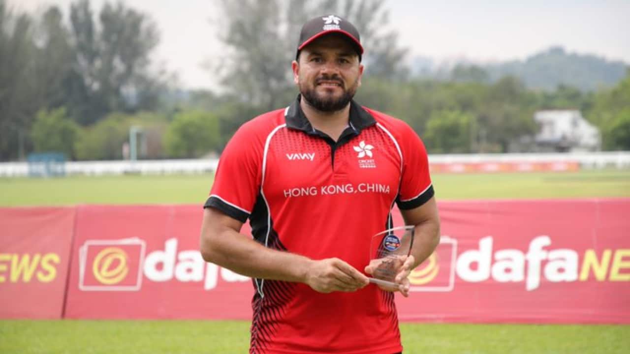 Yasim Murtaza is an experienced all-rounder and captain of the Hong Kong team. He has the potential and stability to lead the team. (Photo- X)