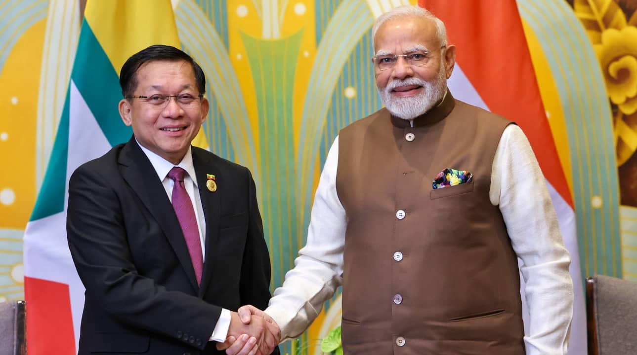 'Hope upcoming polls will be fair and inclusive': PM Modi to Myanmar's Gen Hlai on SCO sidelines