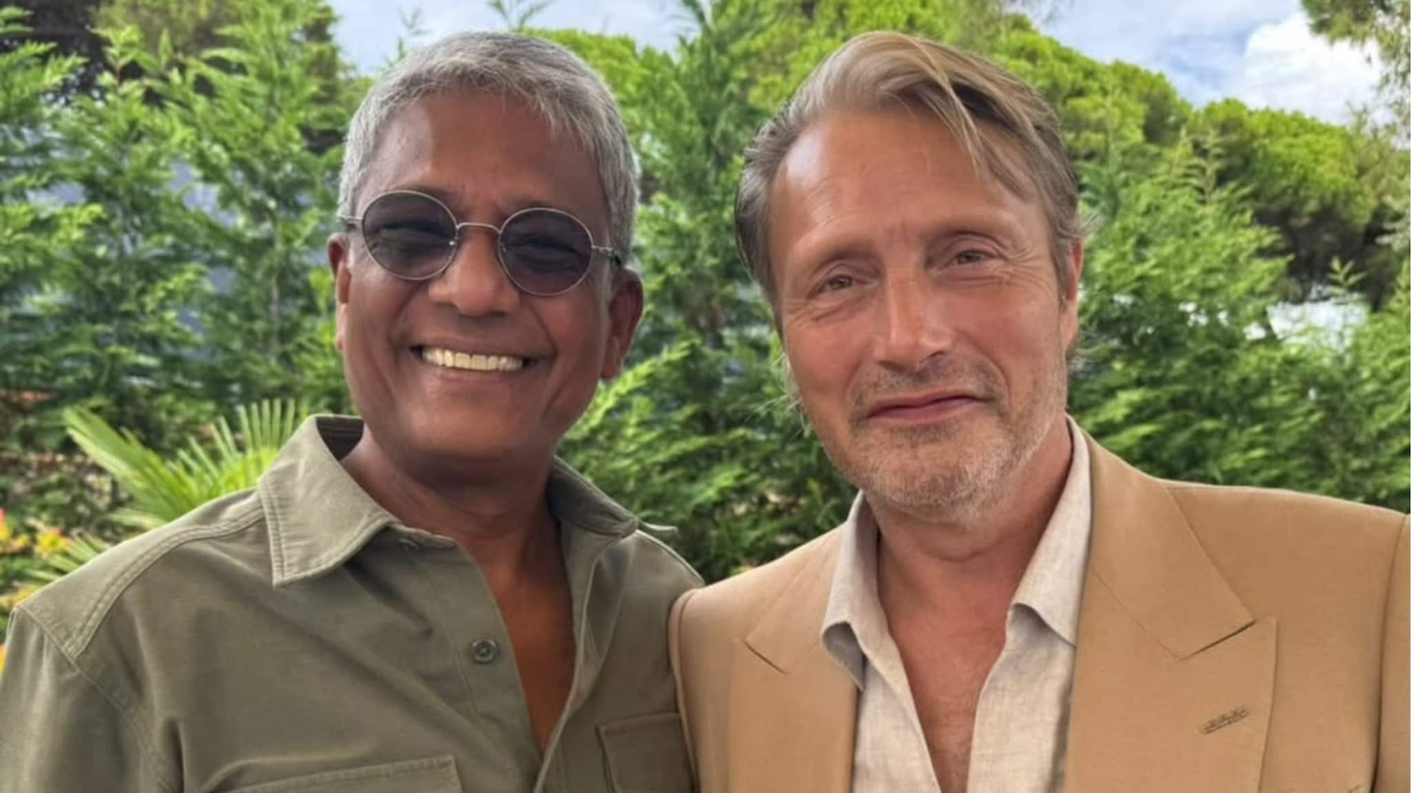 Adil Hussain meets James Bond star Mads Mikkelsen at Venice Film Festival