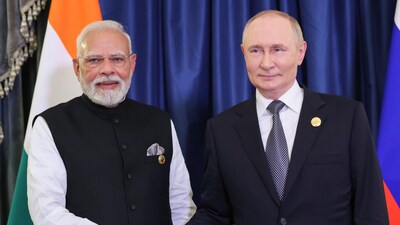 Prime Minister Narendra Modi and Russian President Vladimir Putin