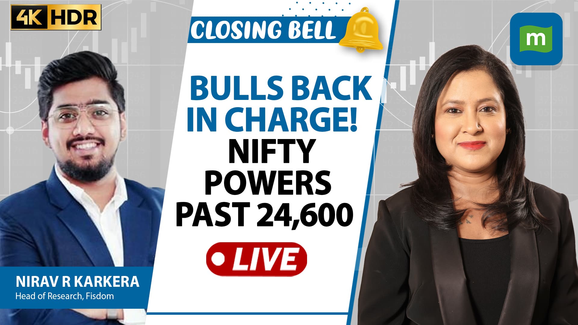 Nifty Bulls Reclaim 24,600 Amid Solid GDP Print, GST Optimism; Autos, IT Shine| Closing Bell Live|4K