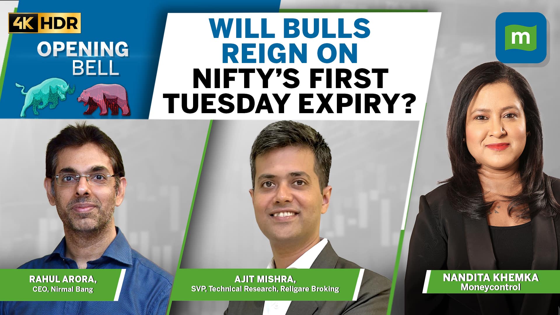 Will Nifty See Follow-On Buying On First Tuesday Expiry? | Opening Bell Live | 4K