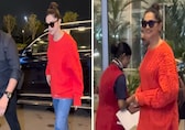 Deepika Padukone’s fiery red sweater is the perfect airport fashion inspiration